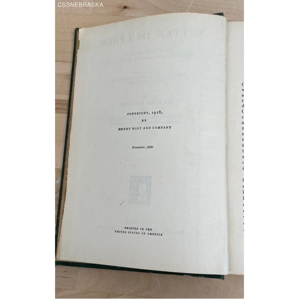Vintage book 